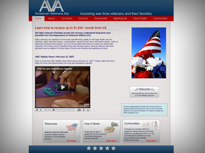 American Veterans Aid Website